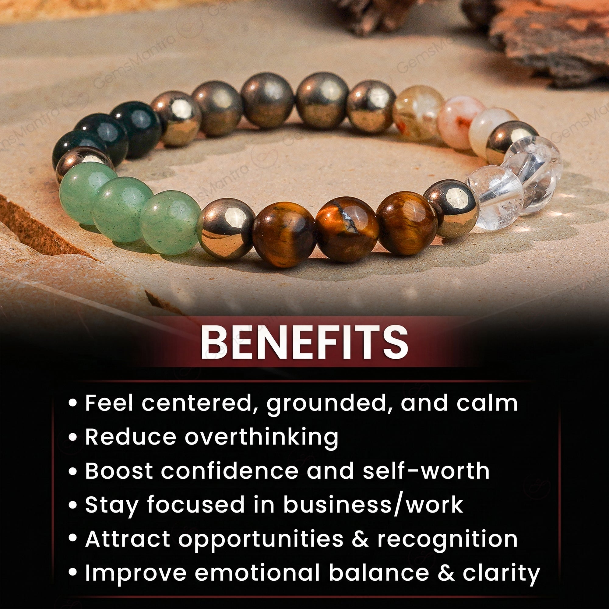 Dhan Yog Bracelet + Selenite Plate – Wealth & Prosperity